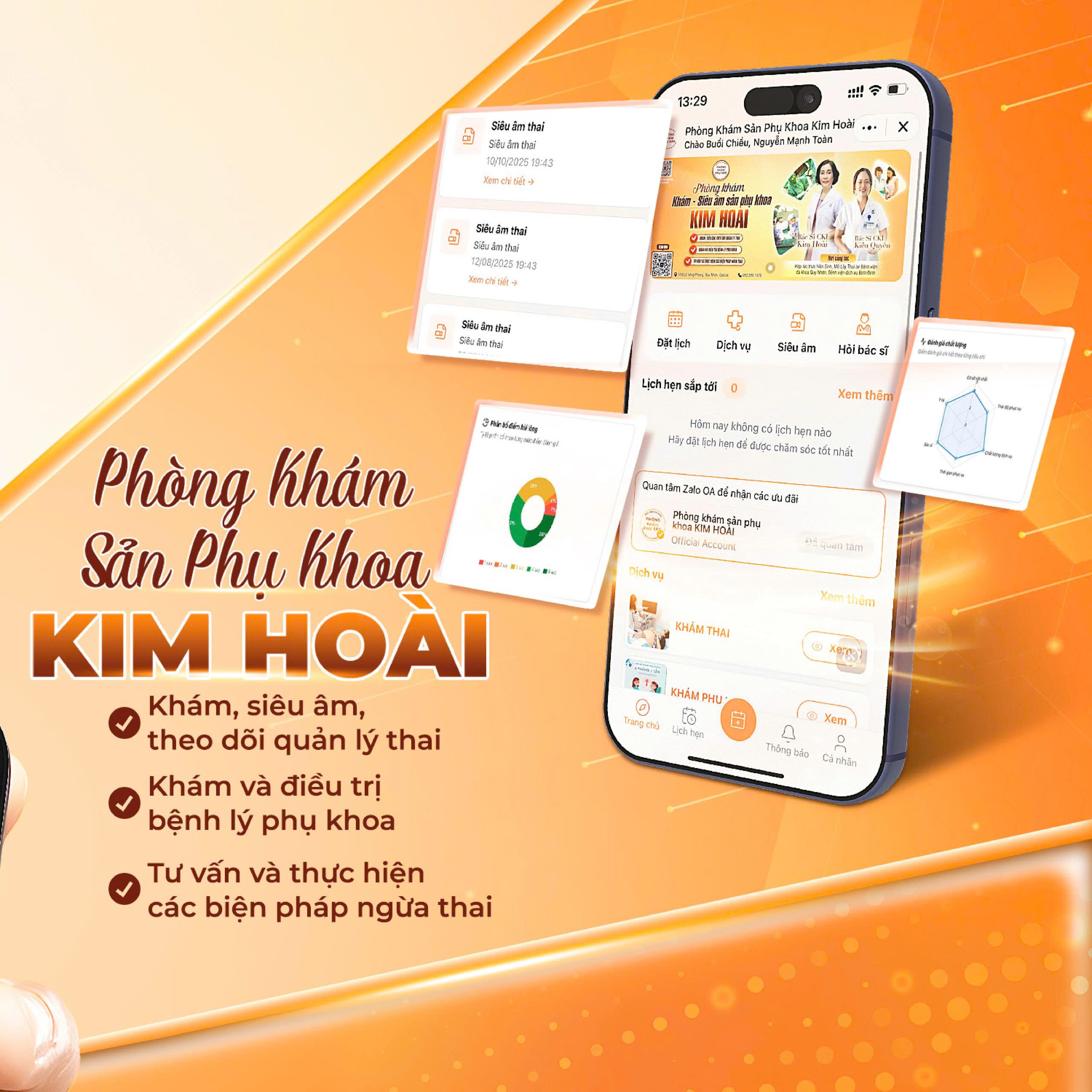 Zalo Mini App - Chi tiết lịch