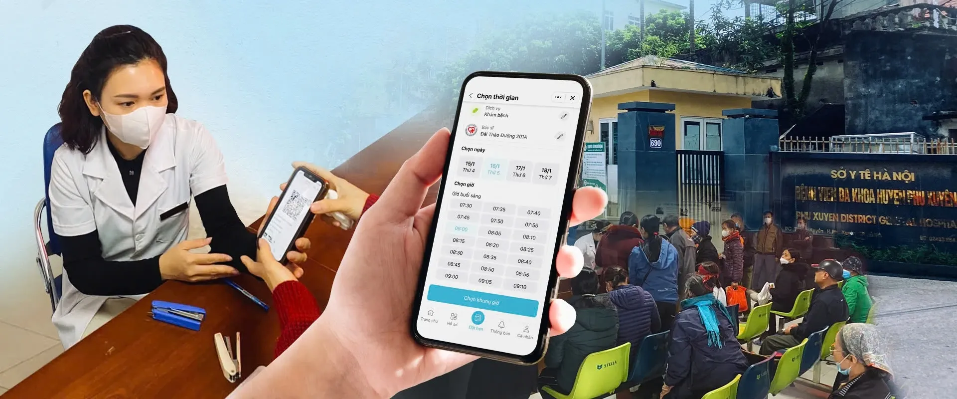 Bệnh viện đa khoa Quốc Oai - Minh họa giải pháp