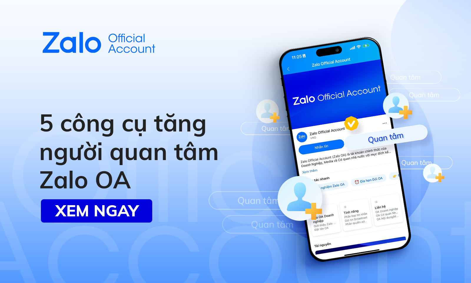 4 cách tối ưu lượng người quan tâm Zalo OA cho các đơn vị Cơ quan nhà nước, hành chính công